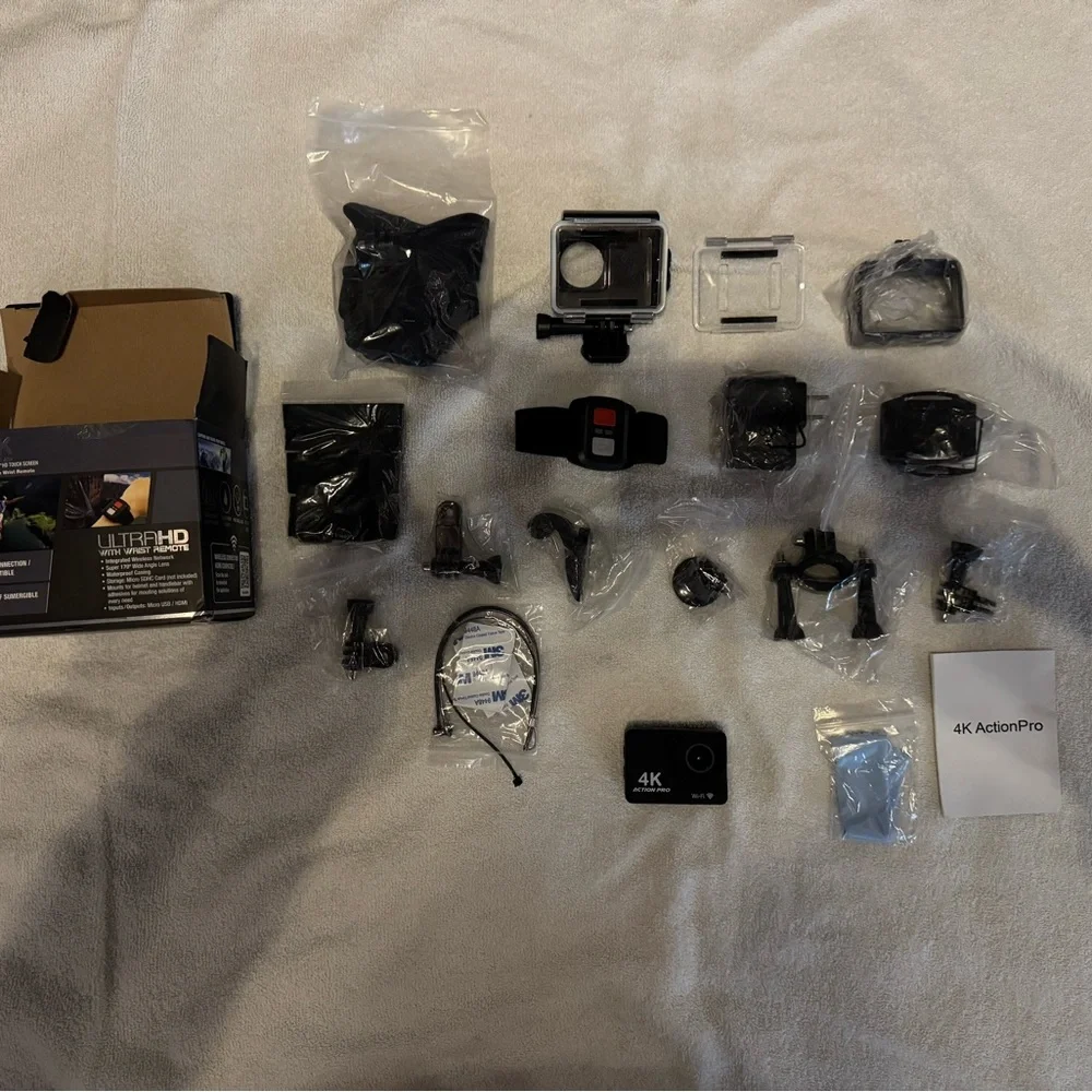 Acting Pro 4K Wi-Fi Black Video Camera